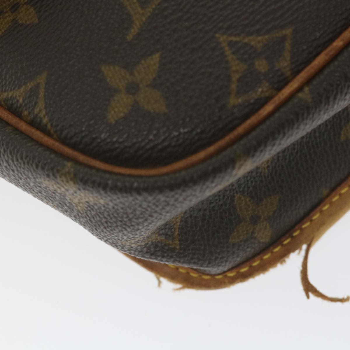 LOUIS VUITTON Monogram Gibeciere PM Shoulder Bag M42248 LV Auth fm2974