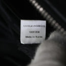 MCM Vicetos Logogram Studs Shoulder Bag PVC Leather Black Auth fm2976-23