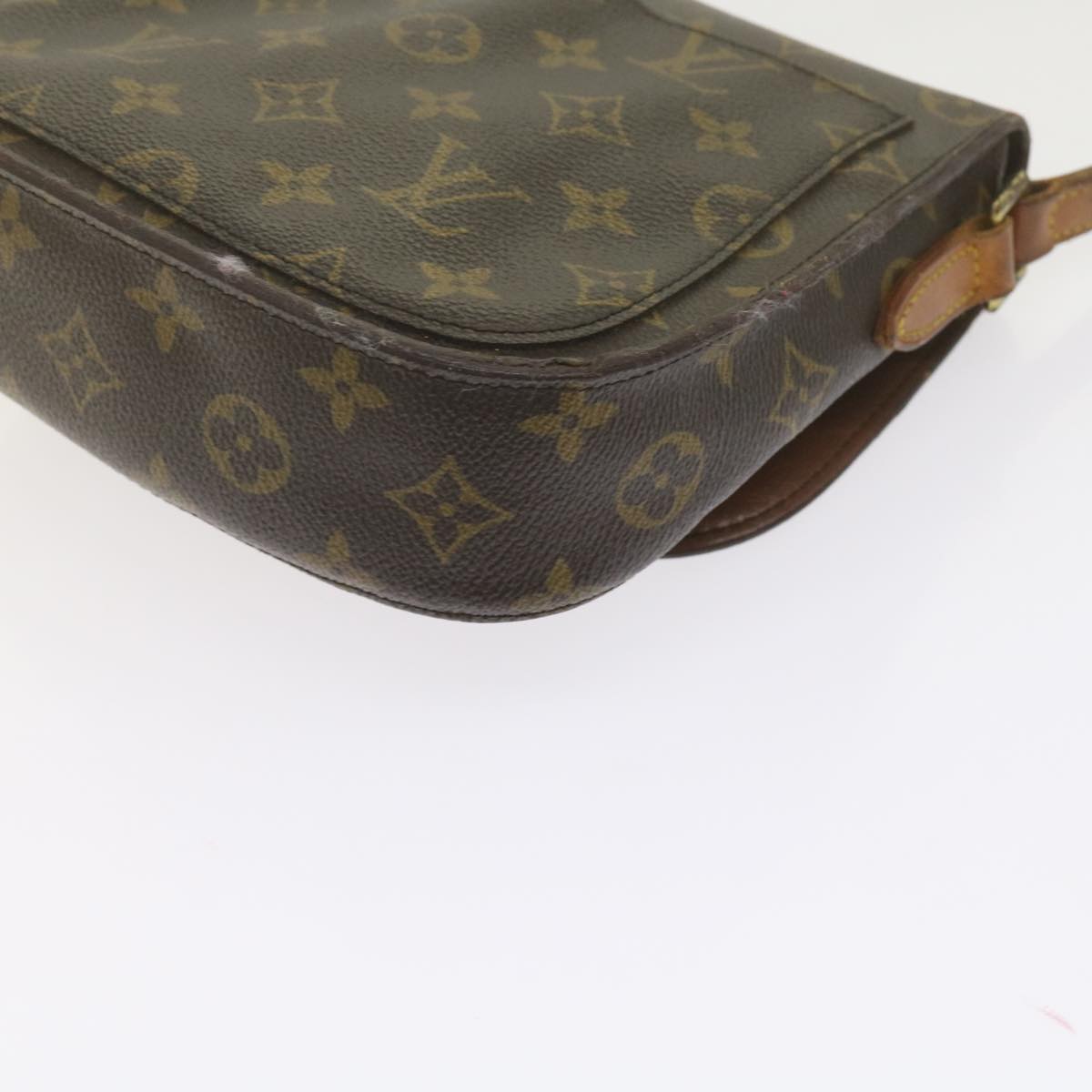 LOUIS VUITTON Monogram Saint Cloud MM Shoulder Bag M51243 LV Auth fm2997