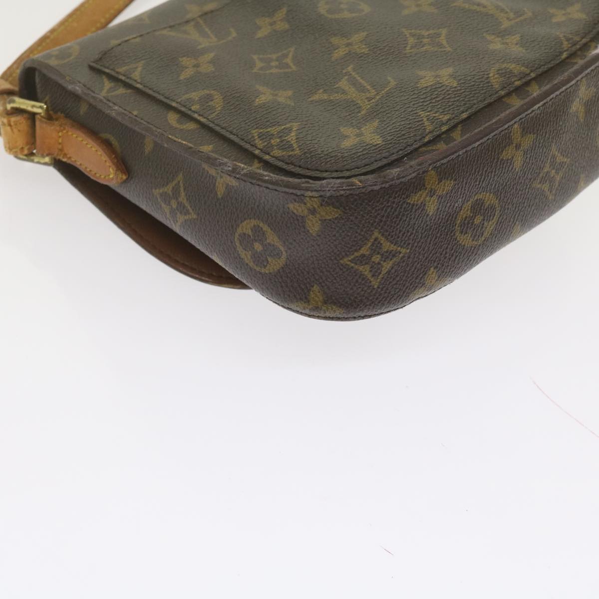 LOUIS VUITTON Monogram Saint Cloud MM Shoulder Bag M51243 LV Auth fm2997