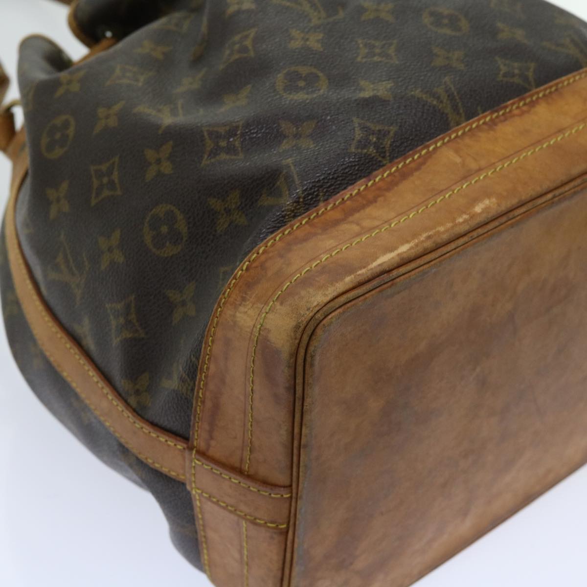 LOUIS VUITTON Monogram Noe Shoulder Bag M42224 LV Auth fm3000