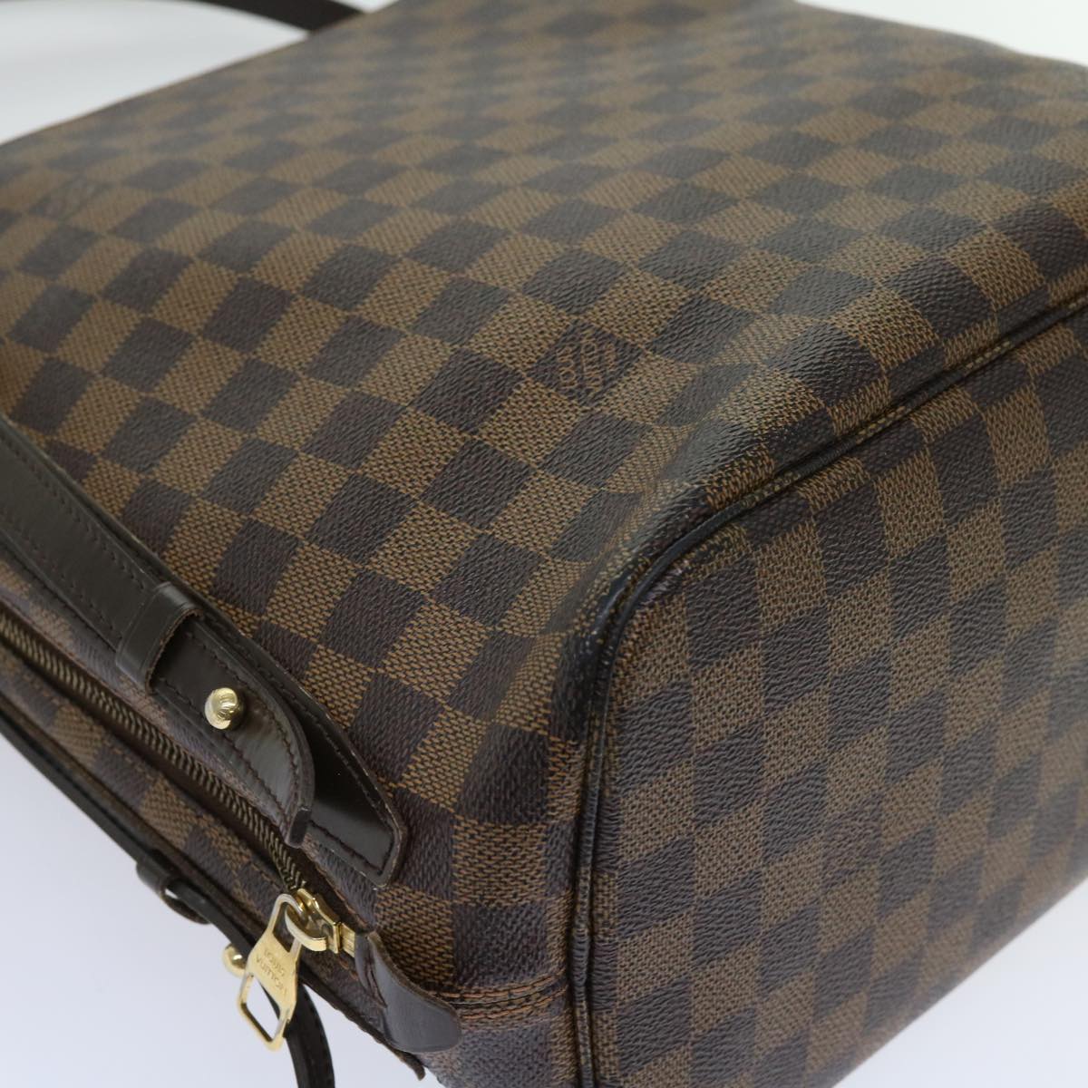 LOUIS VUITTON Damier Ebene Cabas Rivington Shoulder Bag N41108 LV Auth fm3058