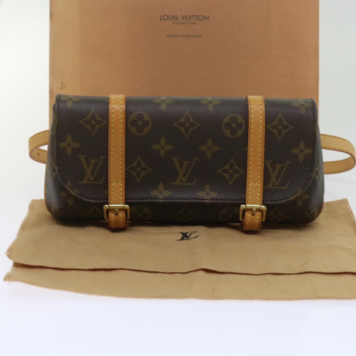 LOUIS VUITTON Monogram Pochette Marrell Waist bag M51159 LV Auth fm3059