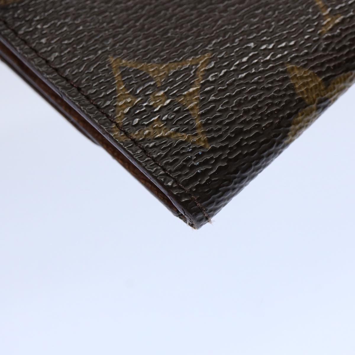 LOUIS VUITTON Monogram Porte Monnaie Plat Coin Purse M61930 LV Auth fm3081