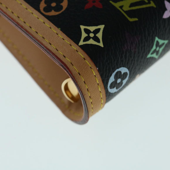 LOUIS VUITTON Multicolor Agenda GM Day Planner Cover Black R20893 Auth fm3102SAV