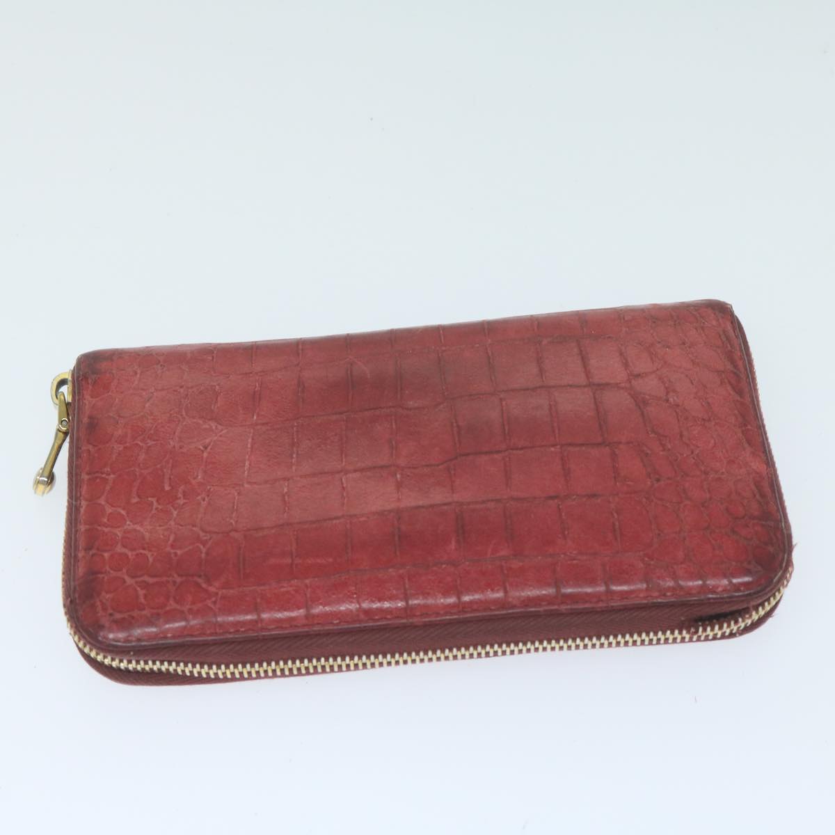 Miu Miu Key Case Wallet Leather 10set Pink Black beige Auth fm3105