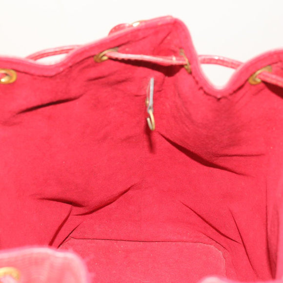 LOUIS VUITTON Epi Noe Shoulder Bag Red M44007 LV Auth fm3119