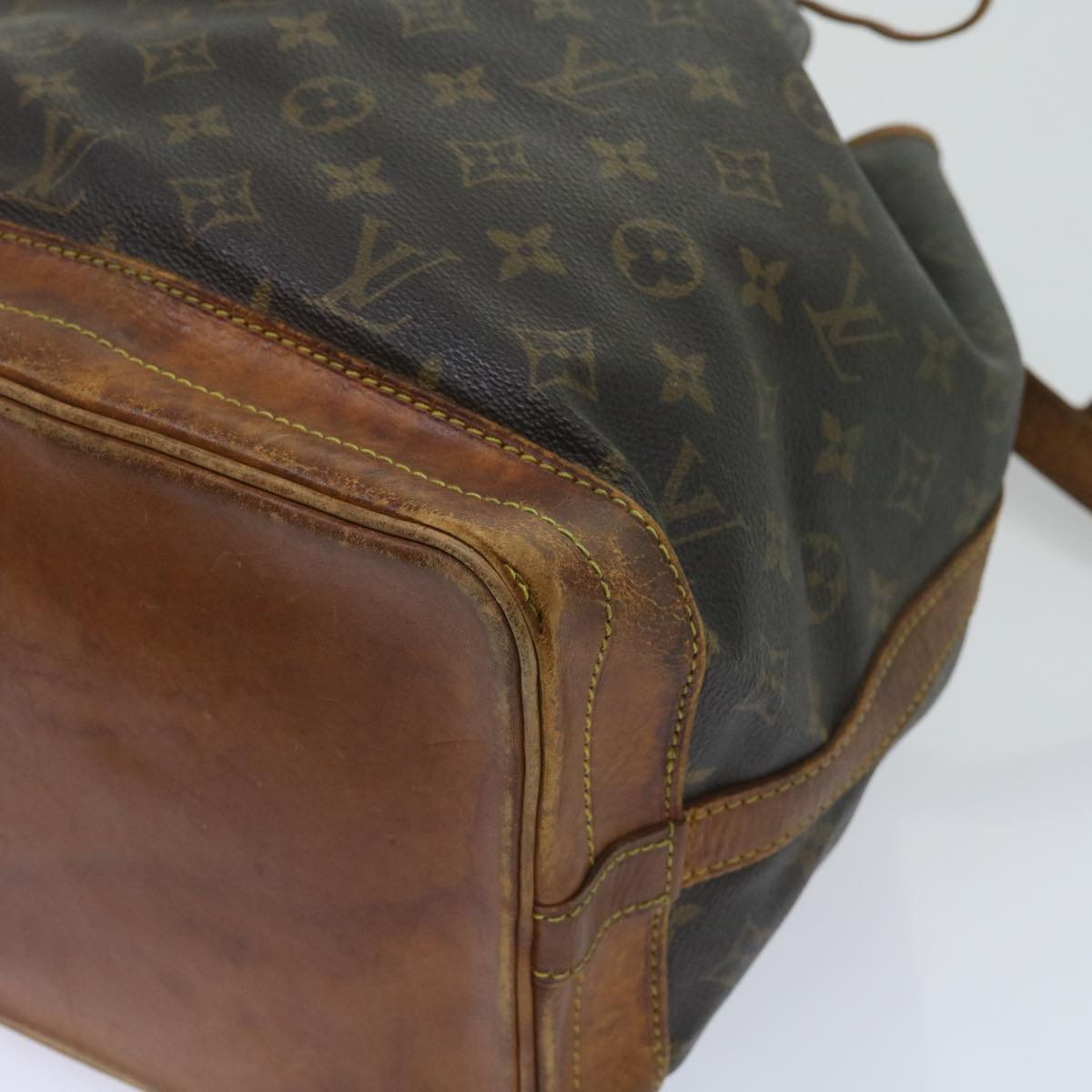 LOUIS VUITTON Monogram Noe Shoulder Bag M42224 LV Auth fm3133