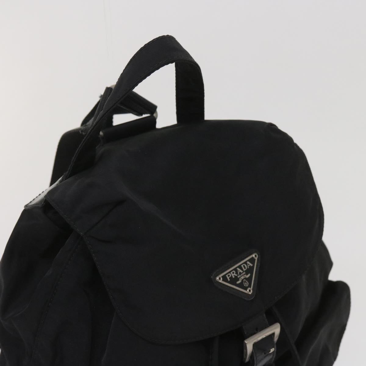 PRADA Backpack Nylon Black Auth fm3150