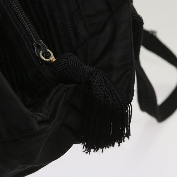PRADA Shoulder Bag Nylon Black Auth fm3152