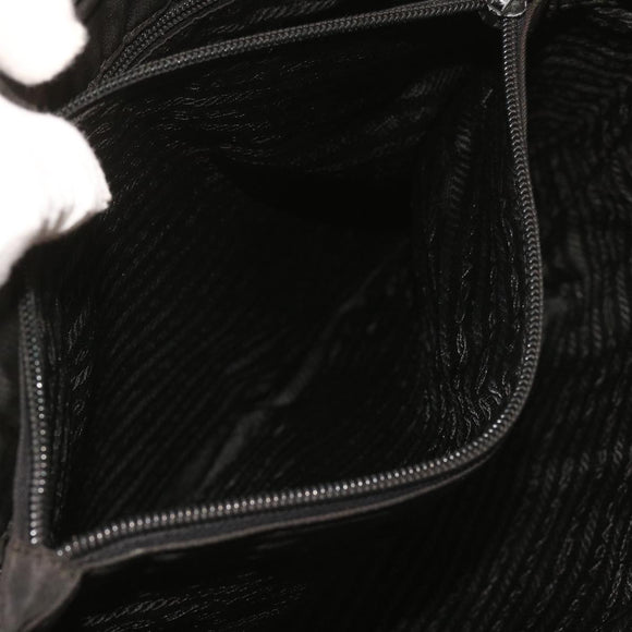 PRADA Shoulder Bag Nylon Black Auth fm3152