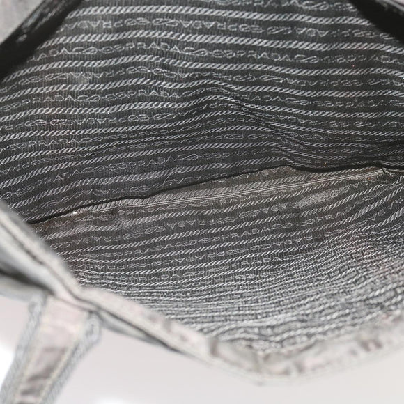 PRADA Shoulder Bag Nylon Black Auth fm3152