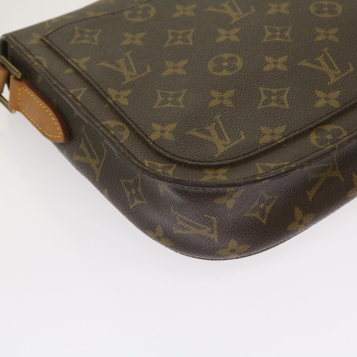 LOUIS VUITTON Monogram Saint Cloud GM Shoulder Bag M51242 LV Auth fm3161