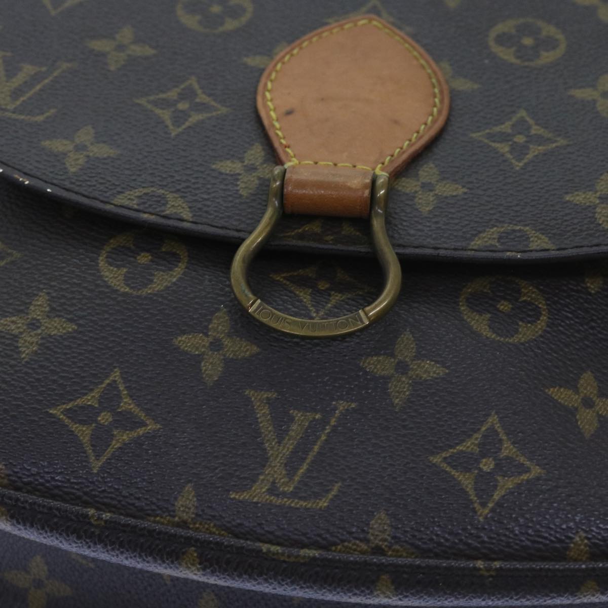 LOUIS VUITTON Monogram Saint Cloud GM Shoulder Bag M51242 LV Auth fm3161