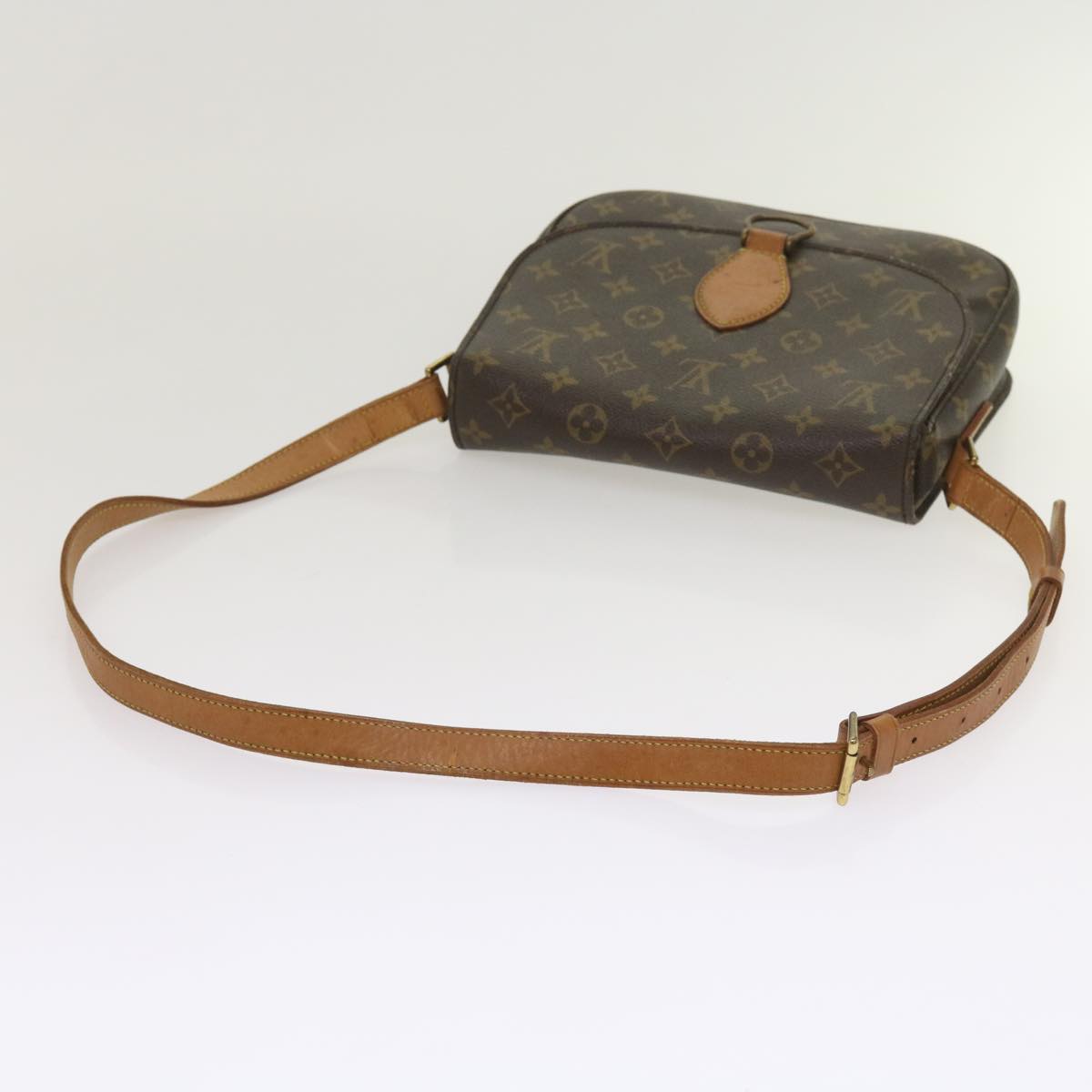 LOUIS VUITTON Monogram Saint Cloud GM Shoulder Bag M51242 LV Auth fm3161