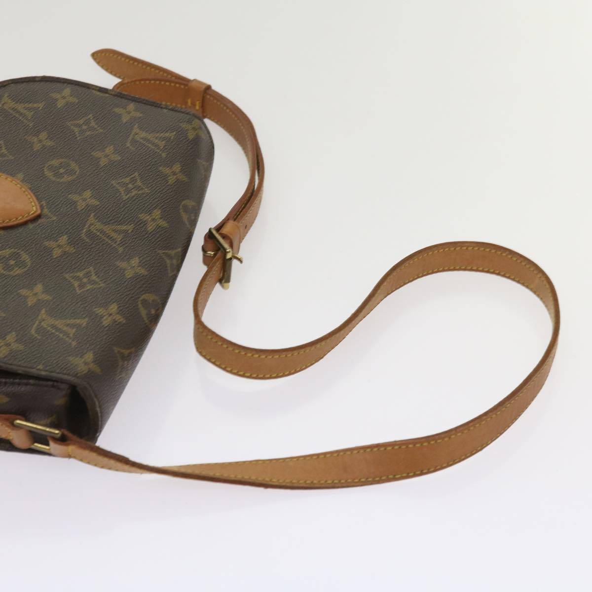 LOUIS VUITTON Monogram Saint Cloud GM Shoulder Bag M51242 LV Auth fm3161