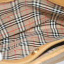 Burberrys Tote Bag Leather Beige Auth fm3177-10