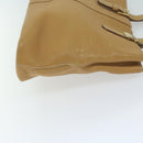 Burberrys Tote Bag Leather Beige Auth fm3177-3