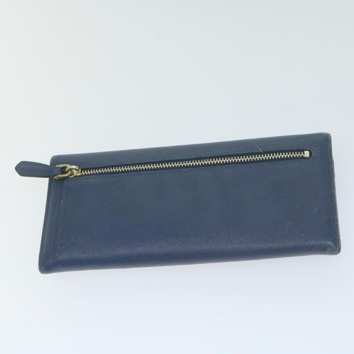 PRADA Wallet Leather nylon 9Set Black Blue Gold red Auth fm3192