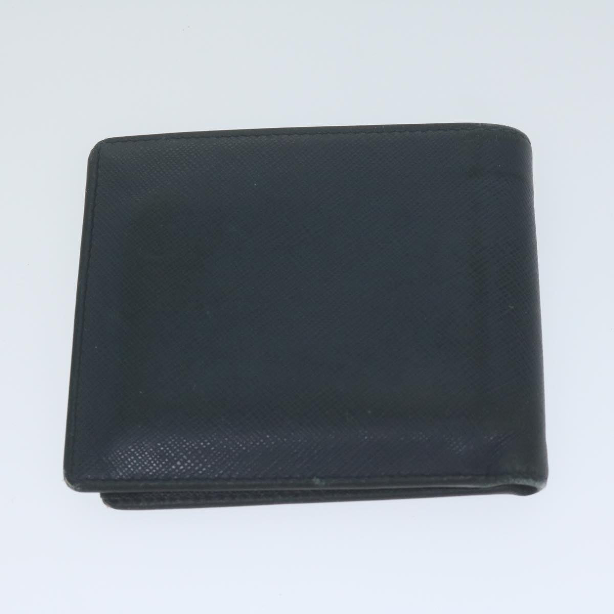 PRADA Wallet Leather nylon 9Set Black Blue Gold red Auth fm3192