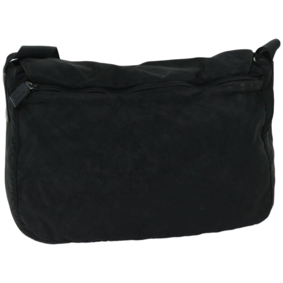 PRADA Shoulder Bag Nylon Black Auth fm3211 - 0