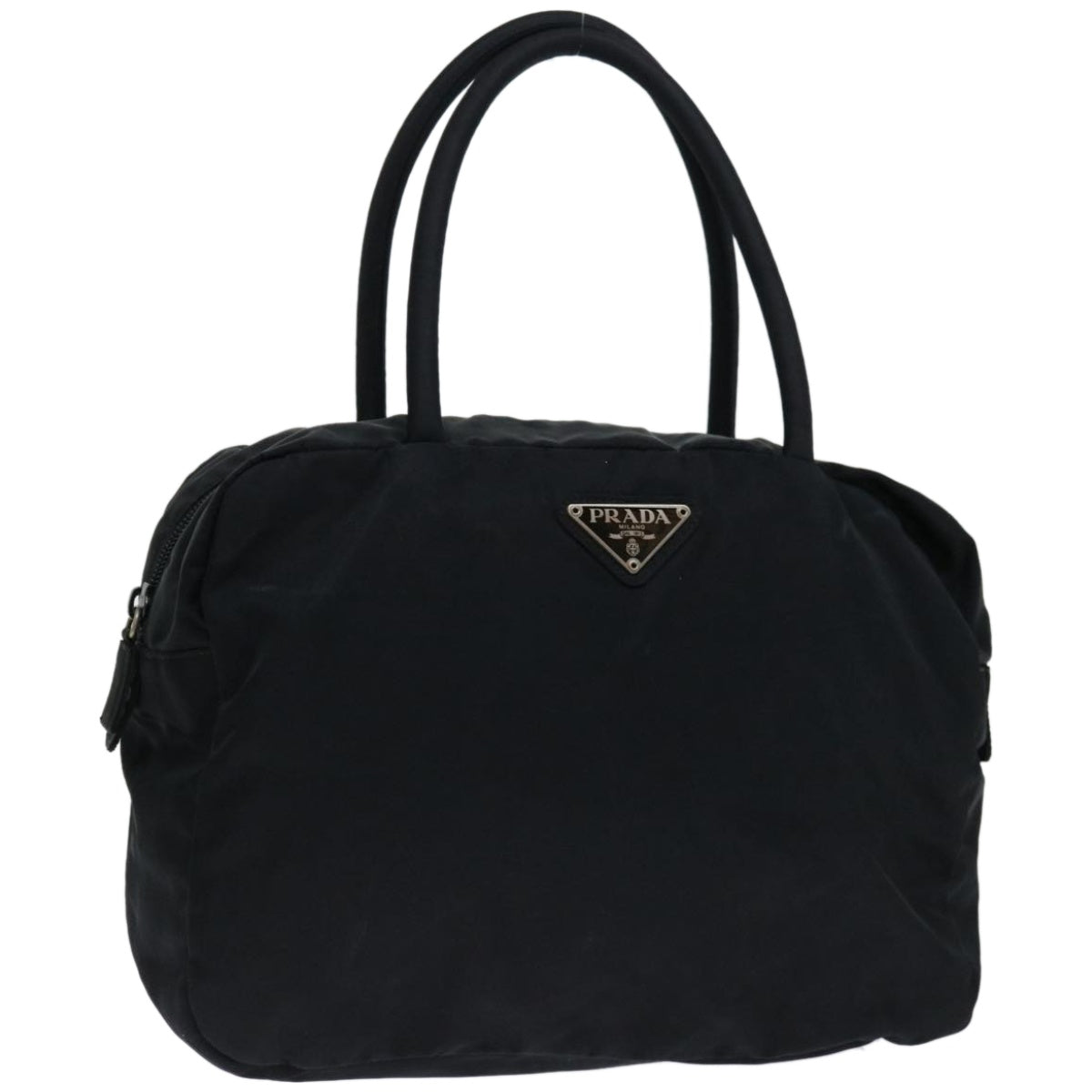 PRADA Hand Bag Nylon Black Auth fm3215