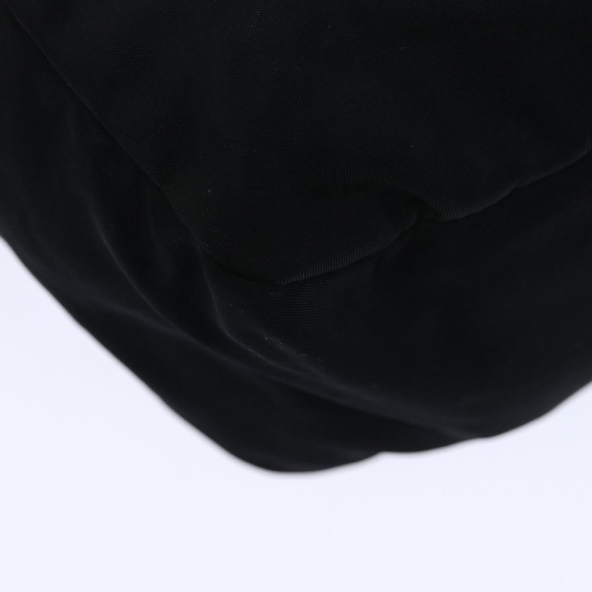 PRADA Hand Bag Nylon Black Auth fm3215