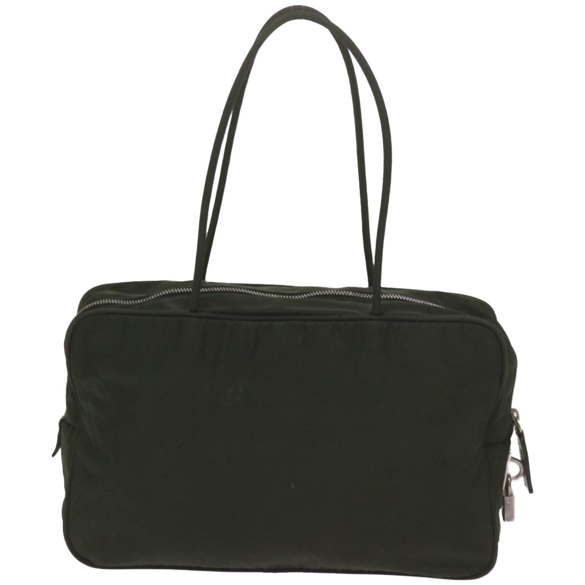 PRADA Shoulder Bag Nylon Khaki Auth fm3219 - 0