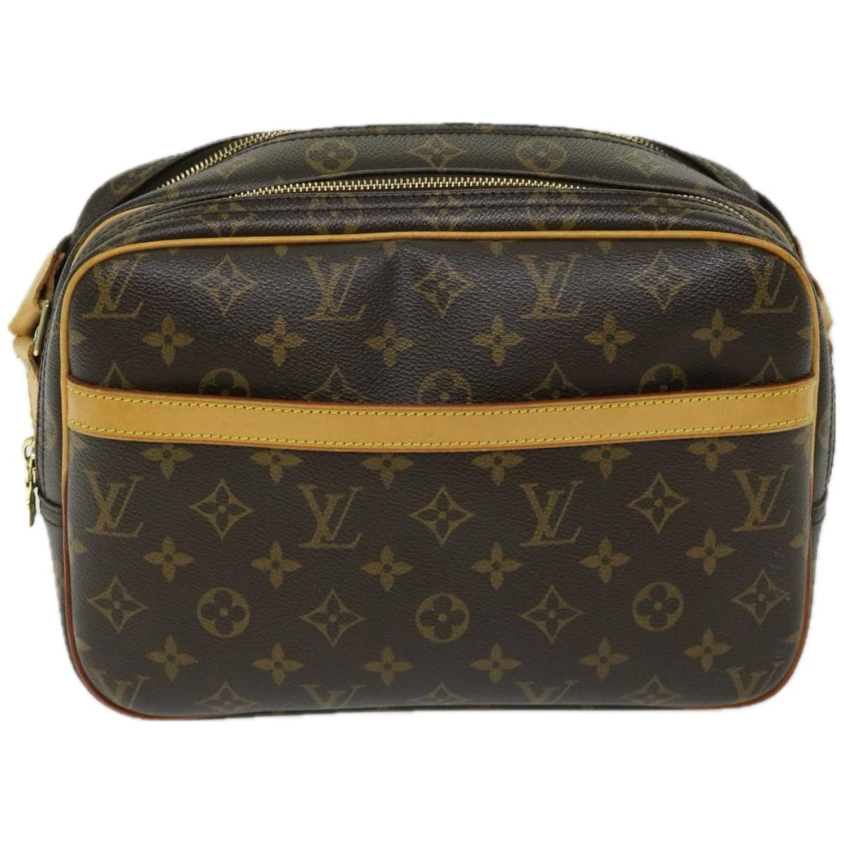 LOUIS VUITTON Monogram Reporter PM Shoulder Bag M45254 LV Auth fm3232