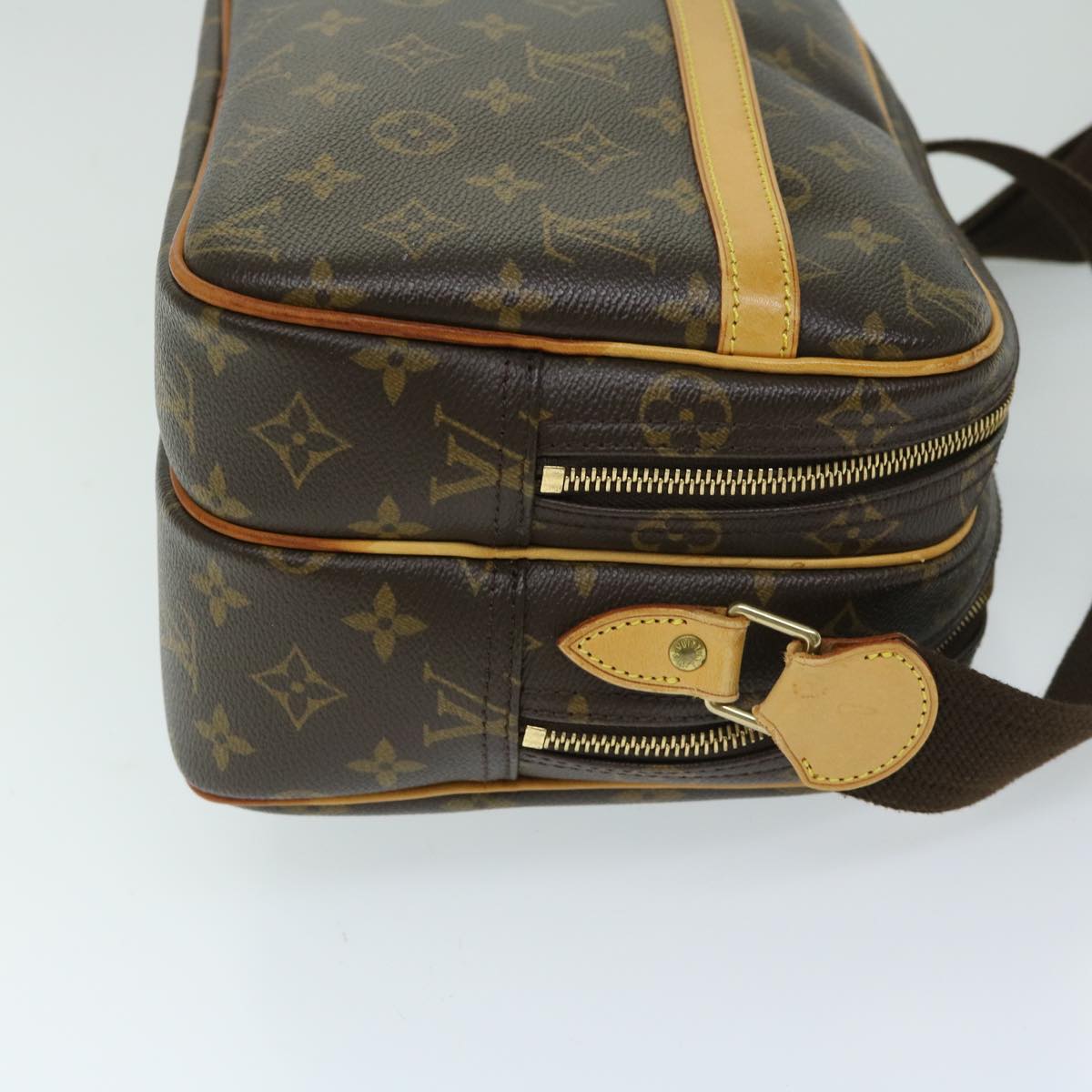 LOUIS VUITTON Monogram Reporter PM Shoulder Bag M45254 LV Auth fm3232