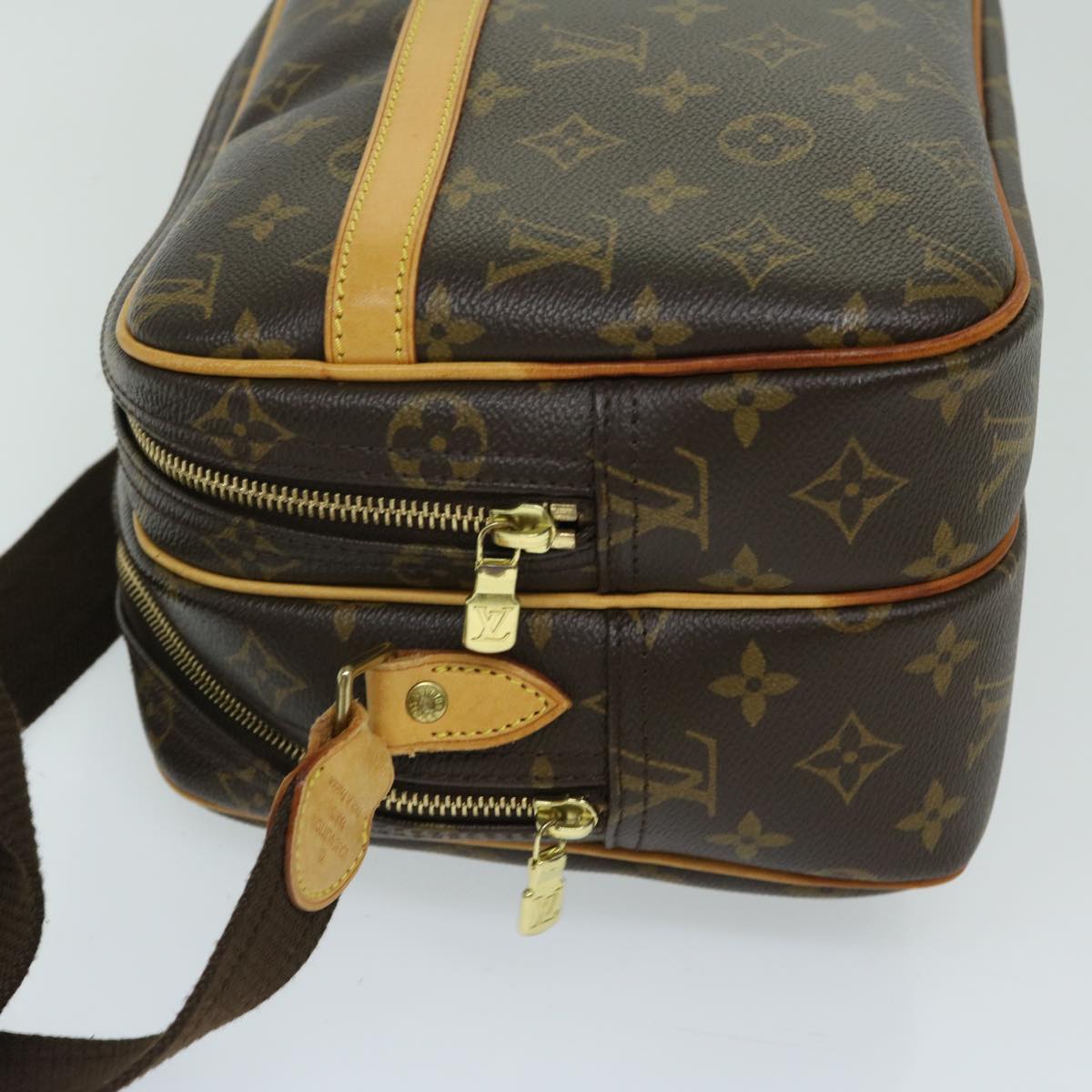 LOUIS VUITTON Monogram Reporter PM Shoulder Bag M45254 LV Auth fm3232