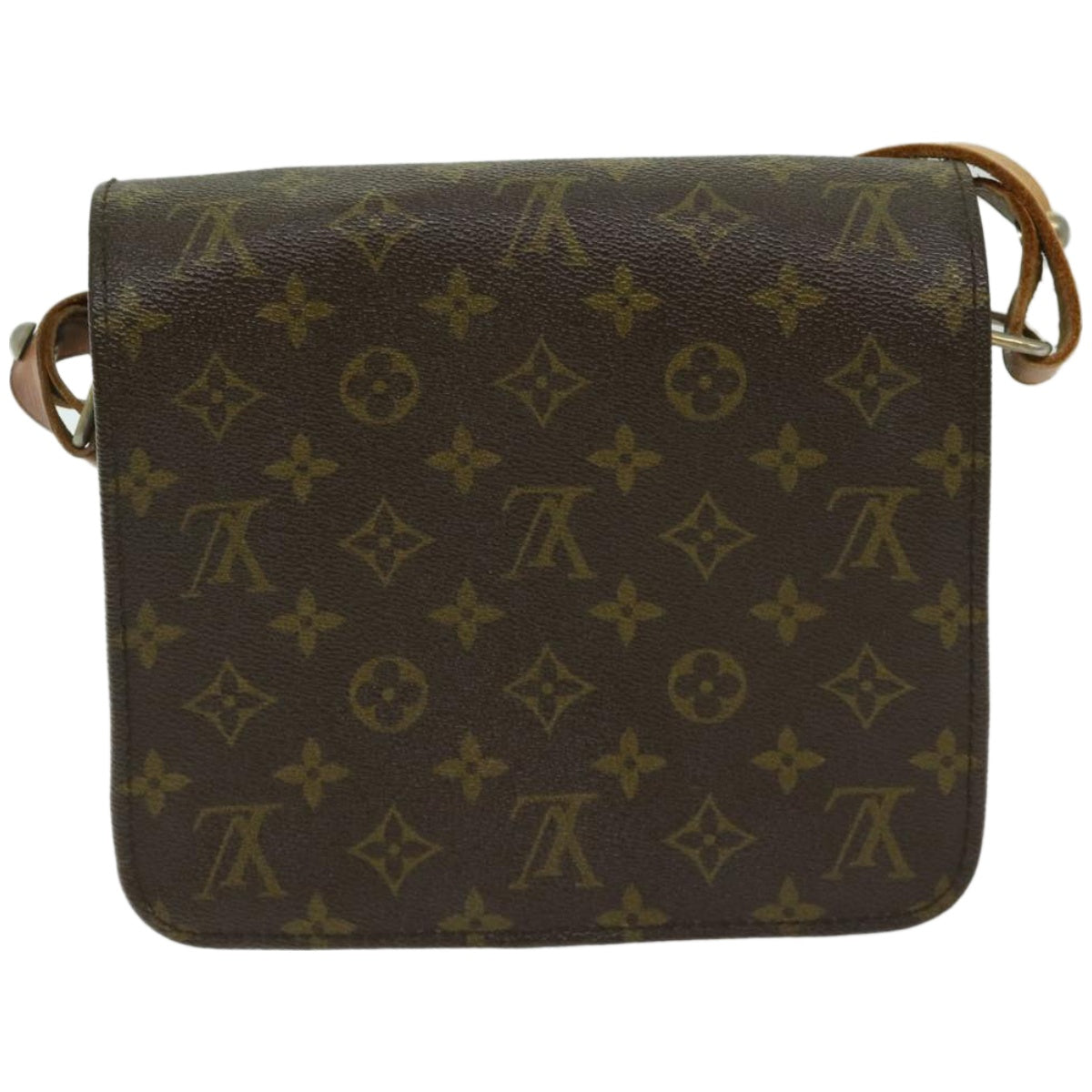 LOUIS VUITTON Monogram Cartouchiere MM Shoulder Bag Vintage M51253 Auth fm3239 - 0