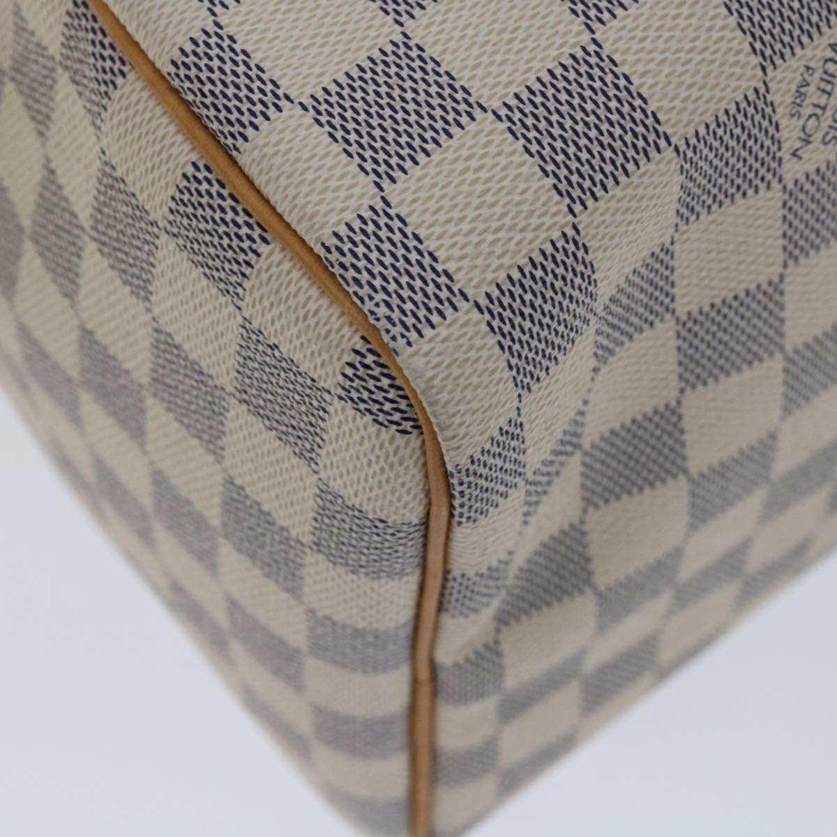 LOUIS VUITTON Damier Azur Speedy 30 Hand Bag N41533 LV Auth fm3254A