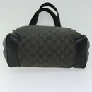 GUCCI GG Canvas Tote Bag Black 28892 Auth fm3265-5