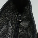 GUCCI GG Canvas Tote Bag Black 28892 Auth fm3265-8