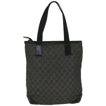 GUCCI GG Canvas Tote Bag Black 28892 Auth fm3265 - 0