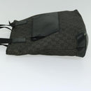 GUCCI GG Canvas Tote Bag Black 28892 Auth fm3265-4