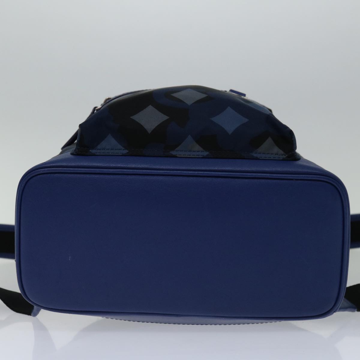 MCM Backpack Nylon Blue Auth fm3267