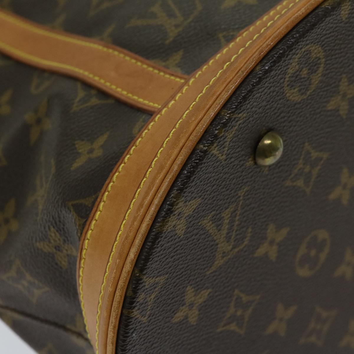 LOUIS VUITTON Monogram Bucket GM Shoulder Bag M42236 LV Auth fm3279