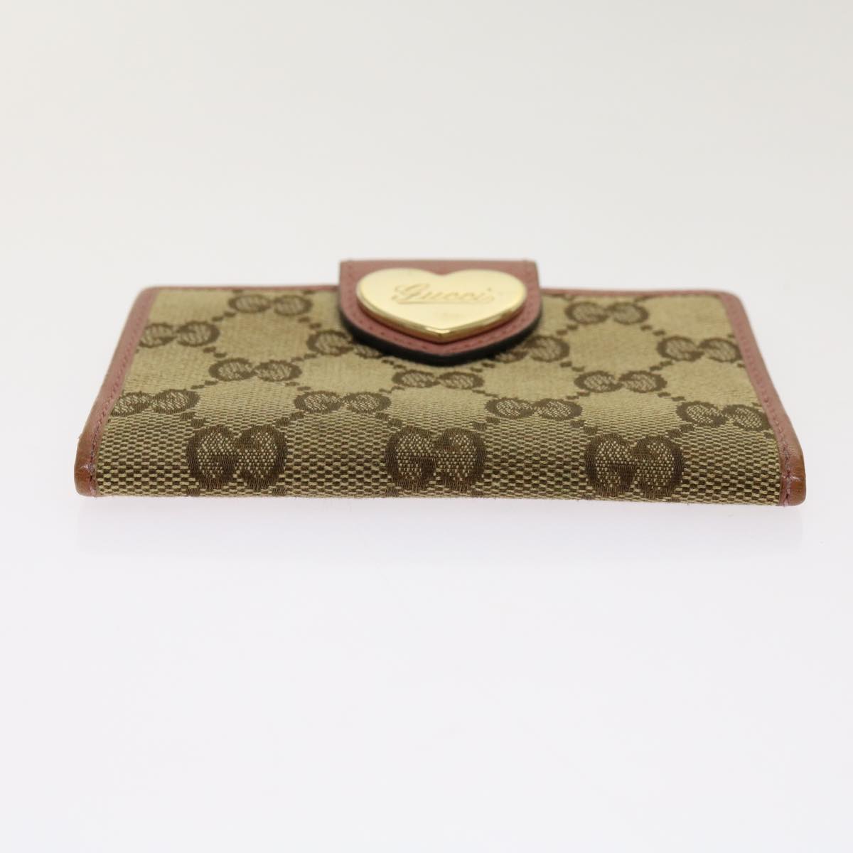 GUCCI GG Canvas Pass Case Beige 224261 Auth fm3301