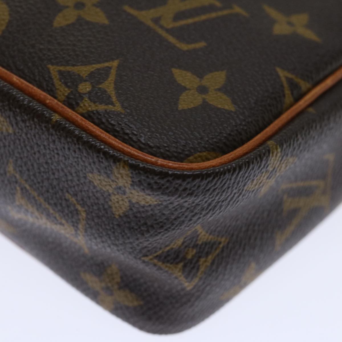 LOUIS VUITTON Monogram Compiegne 23 Clutch Bag M51847 LV Auth fm3312