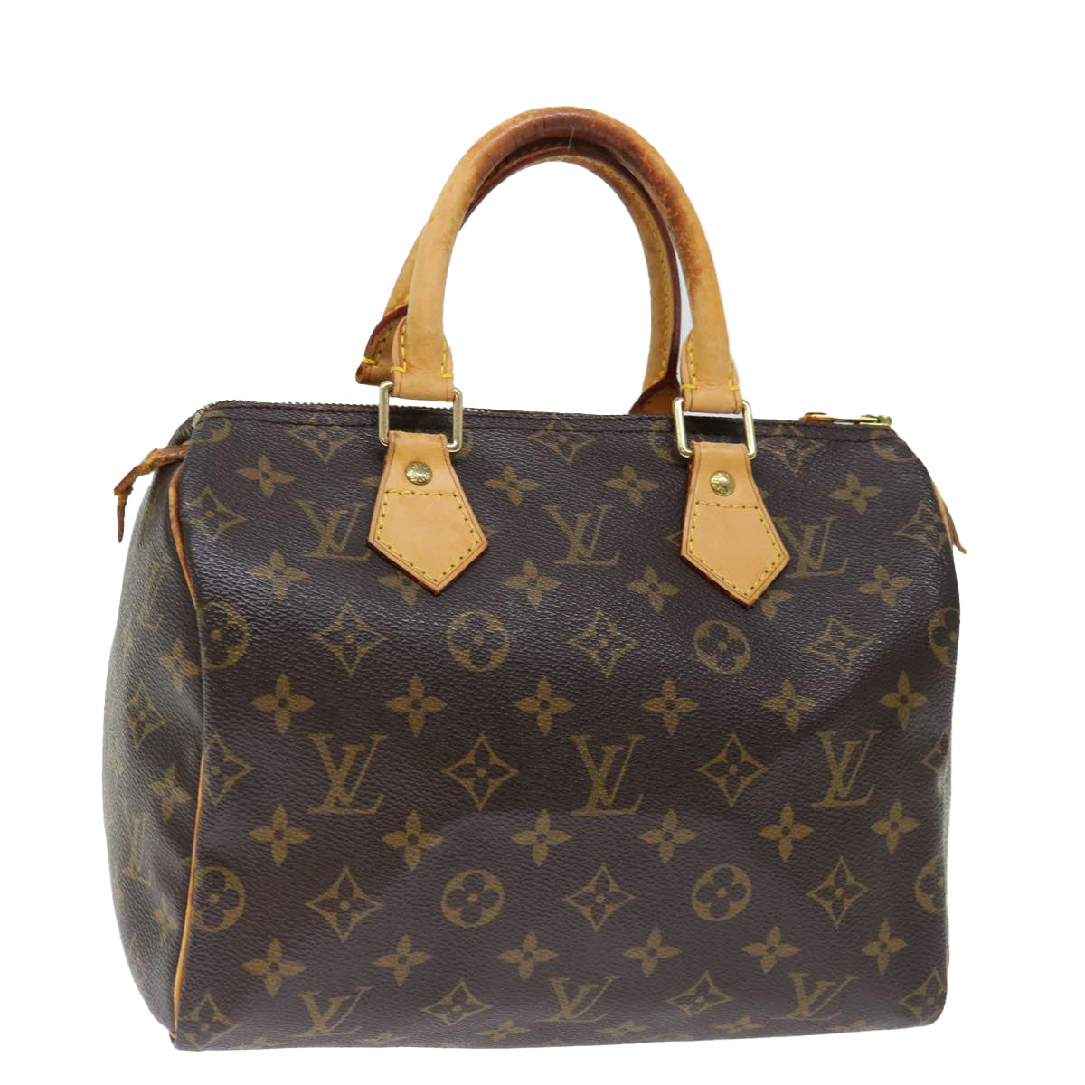 LOUIS VUITTON Monogram Speedy 25 Hand Bag M41528 LV Auth fm3313