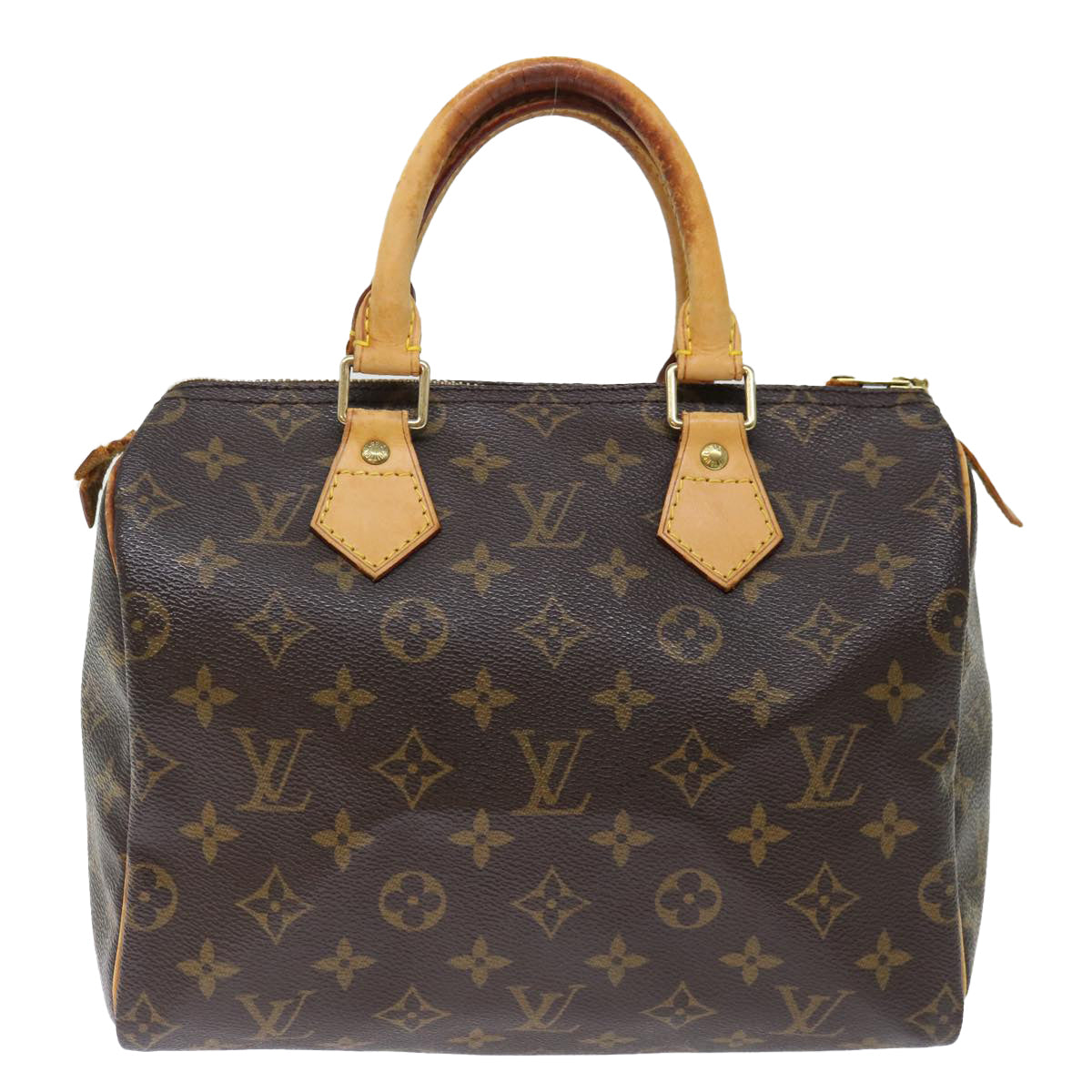 LOUIS VUITTON Monogram Speedy 25 Hand Bag M41528 LV Auth fm3313