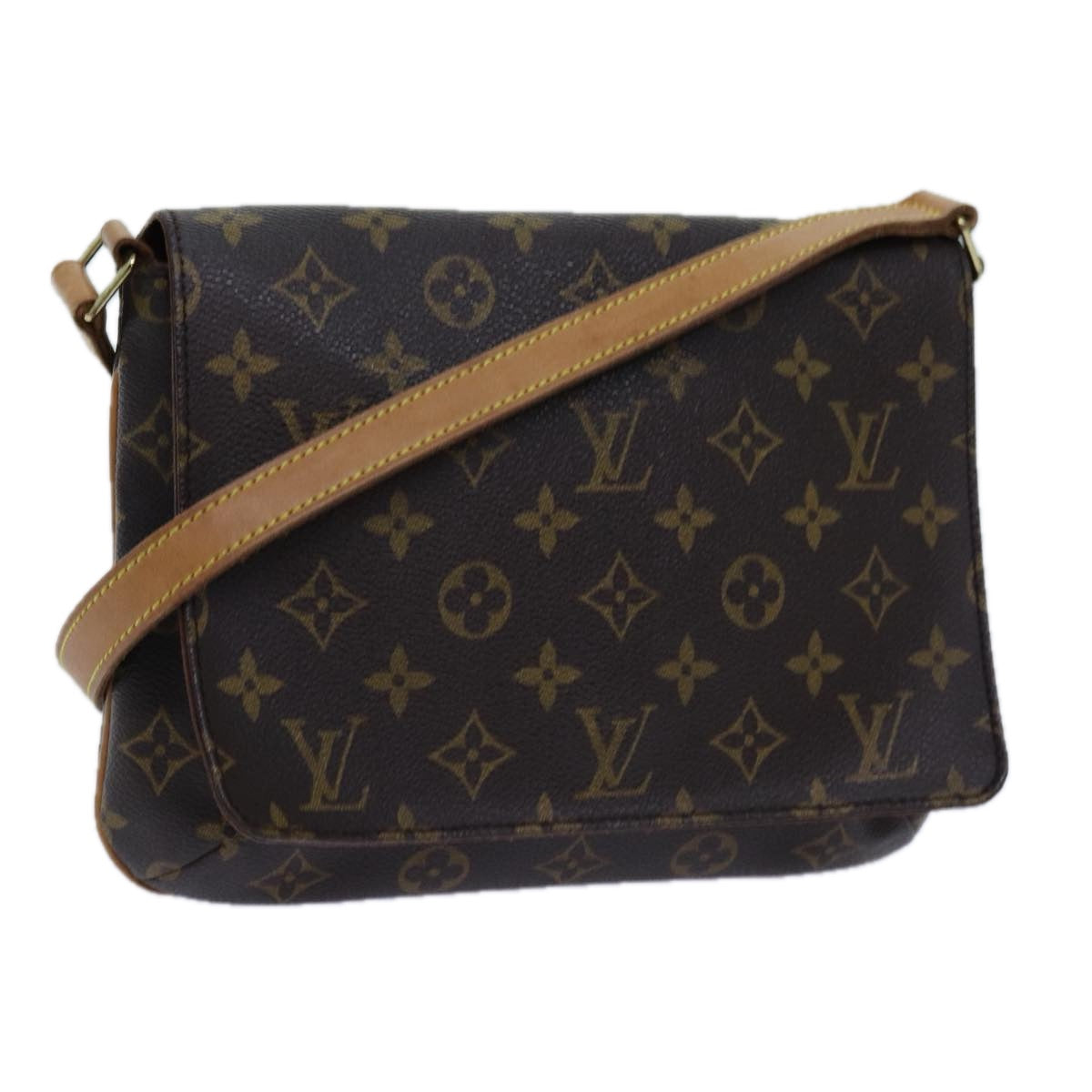 LOUIS VUITTON Monogram Musette Tango Short Strap Shoulder Bag M51257 Auth fm3314