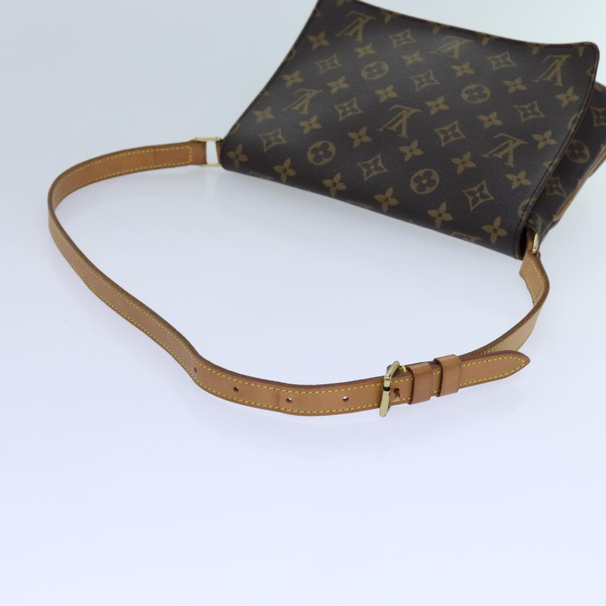 LOUIS VUITTON Monogram Musette Tango Short Strap Shoulder Bag M51257 Auth fm3314