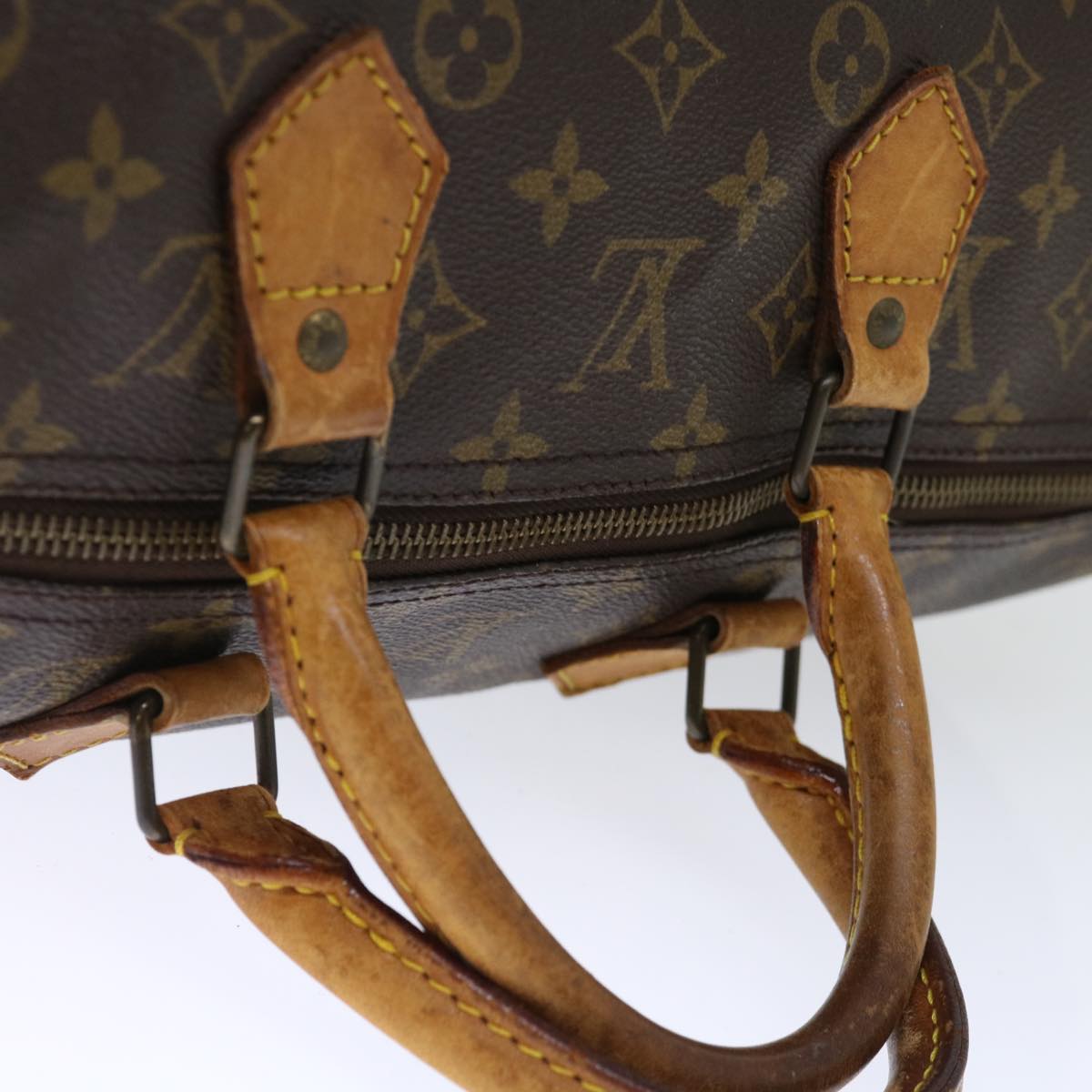 LOUIS VUITTON Monogram Speedy 40 Hand Bag M41522 LV Auth fm3316