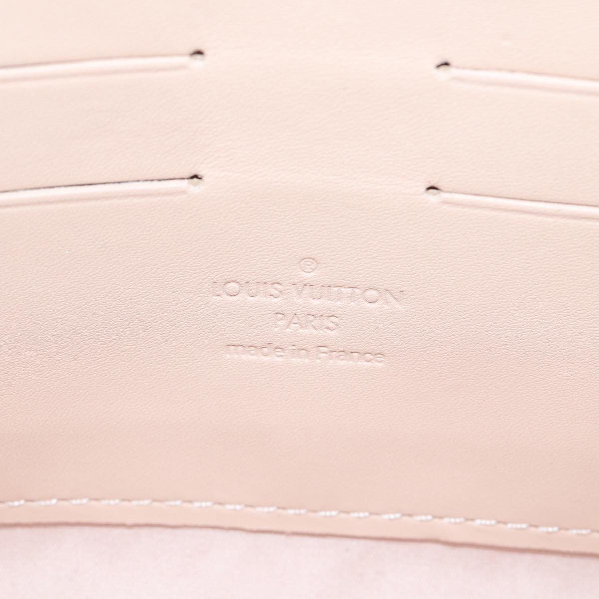 LOUIS VUITTON Monogram Vernis Sunset Bluebird Bag Marshmallow Pink Auth fm3319