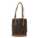 LOUIS VUITTON Monogram Bucket PM Shoulder Bag M42238 LV Auth fm3321-13