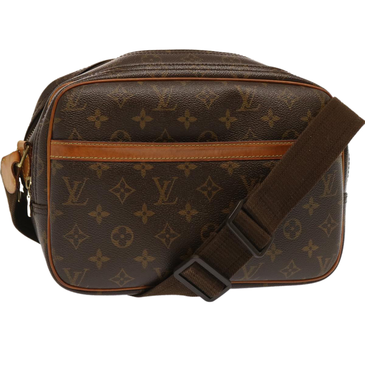 LOUIS VUITTON Monogram Reporter PM Shoulder Bag M45254 LV Auth fm3324