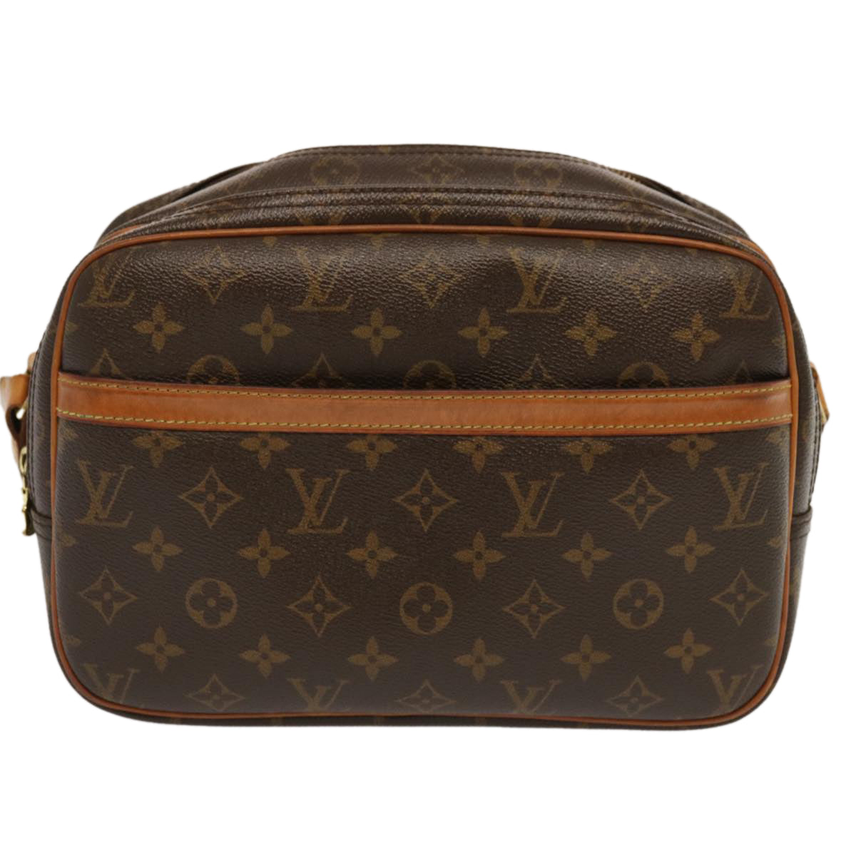 LOUIS VUITTON Monogram Reporter PM Shoulder Bag M45254 LV Auth fm3324